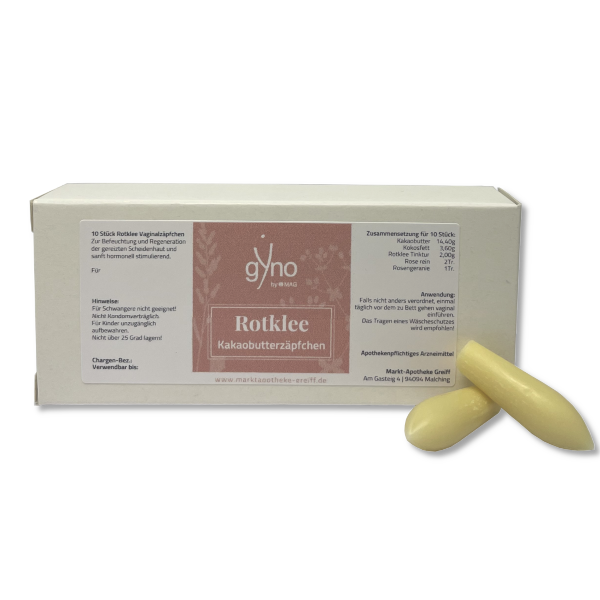 gYno Rotklee Vaginalzäpfchen - Markt-Apotheke Greiff